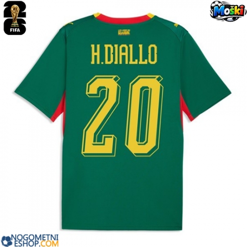 Moški Nogometni dresi Senegal Habib Diallo #20 Gostujoči SP 2026 Kratek Rokav